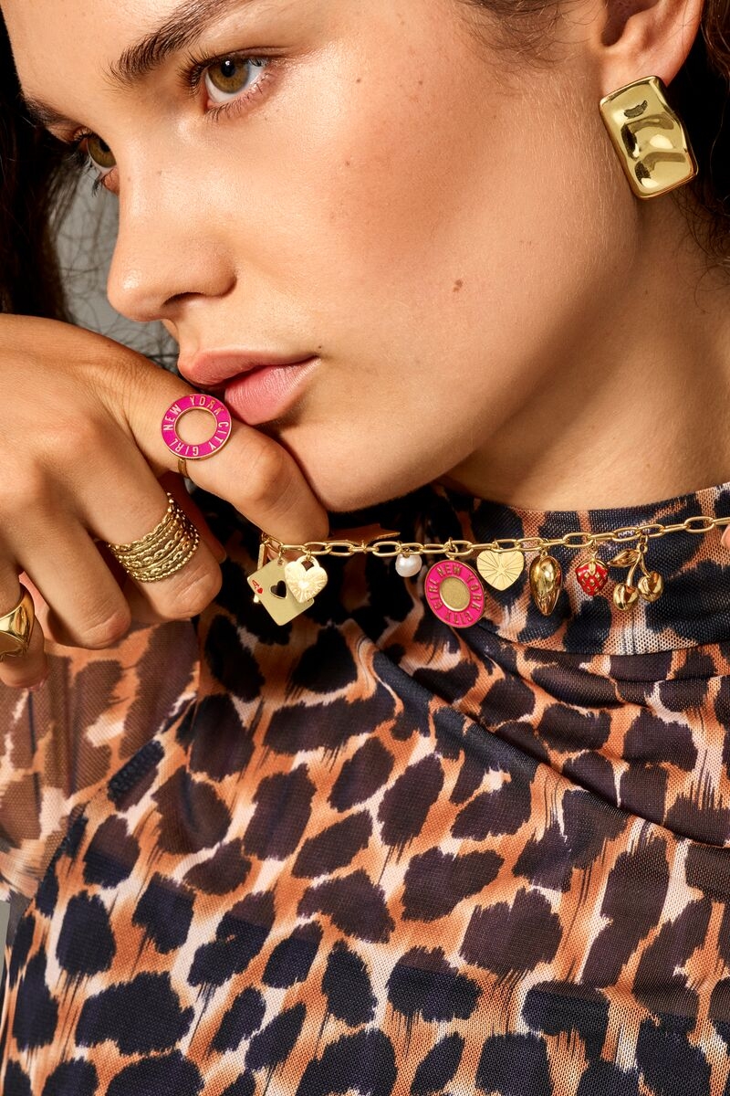 BEDEL KETTING NEW YORK GOUD
