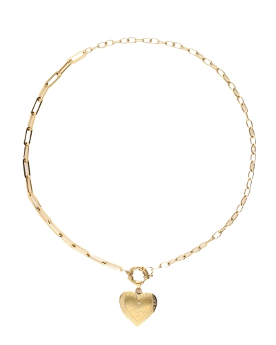 My Jewellery KETTING VINTAGE LOCKET JE T'AIME GOUD