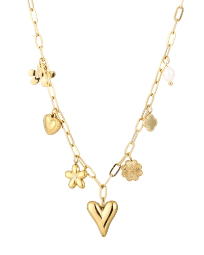 Gossip BEDELKETTING LOVELY CHARMS GOUD