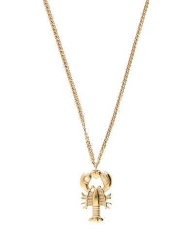 NECKLACE FINE LOBSTER GOUD