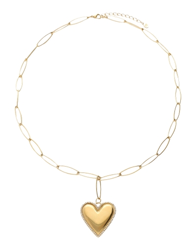 My Jewellery Necklace chain heart pearls MJ13060