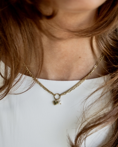Gossip DUBBELE KETTING MET HANGER GOUD
