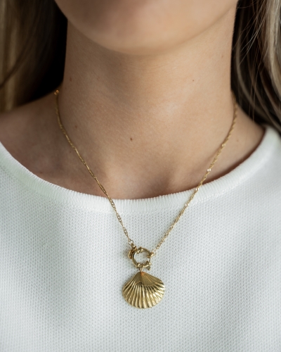 Gossip SCHELP KETTING GOUD