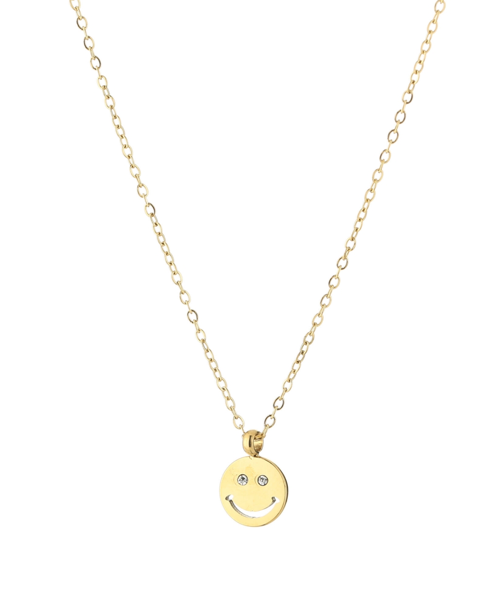 SMILEY KETTING GOUD