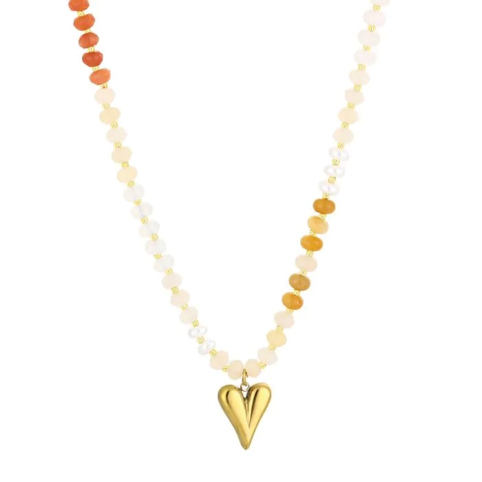 KRALENKETTING MET HART