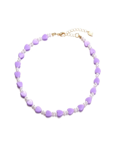 Gossip Girls 101141310 MEISJES KETTING HARTJES EN PAREL