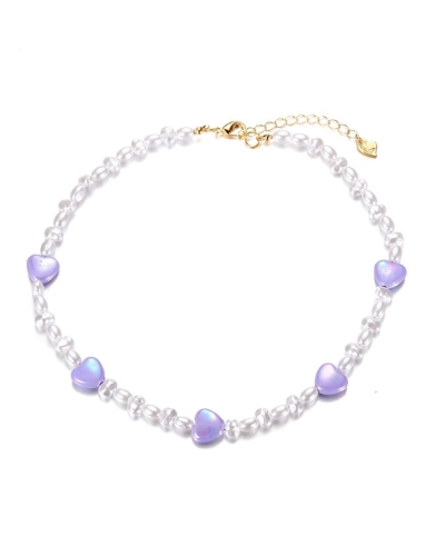Gossip Girls 101141410 MEISJES KETTING PARELS EN HART