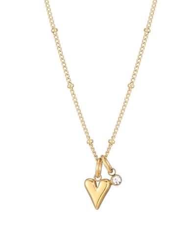 Gossip Girls MEISJES KETTING HART EN STEENTJE