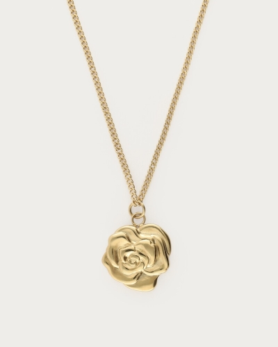 LANGE KETTING MET ROOS