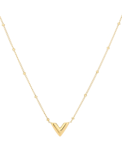 Gossip KETTING V MET BOLLETJES GOUD 