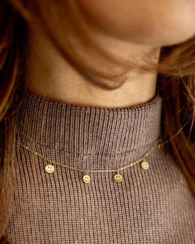 Gossip JE18037 HAPPY SMILEY KETTING