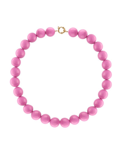 My Jewellery KETTING MET GROVE KRALEN ROZE