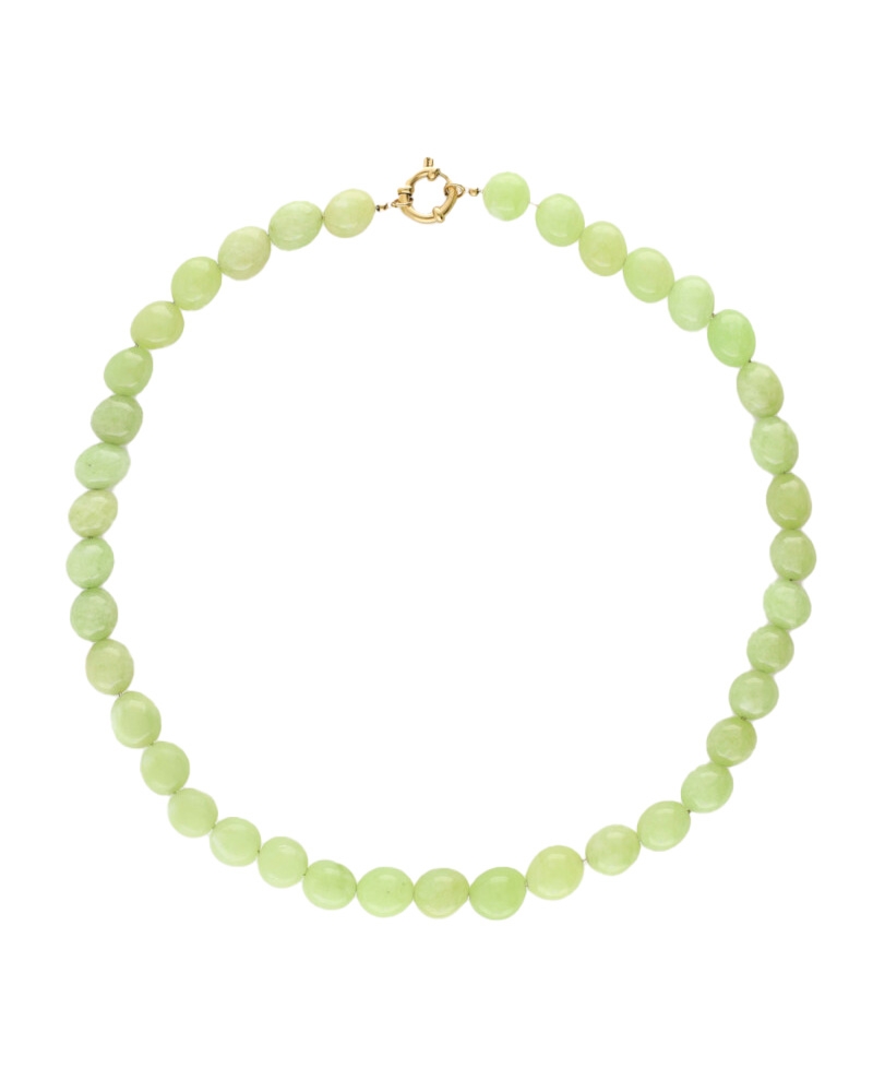 KETTING MET KRALEN LICHT GROEN