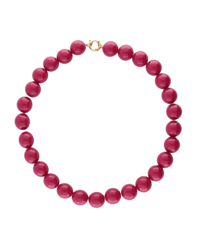 My Jewellery Necklace beads big fuchsia MJ14423