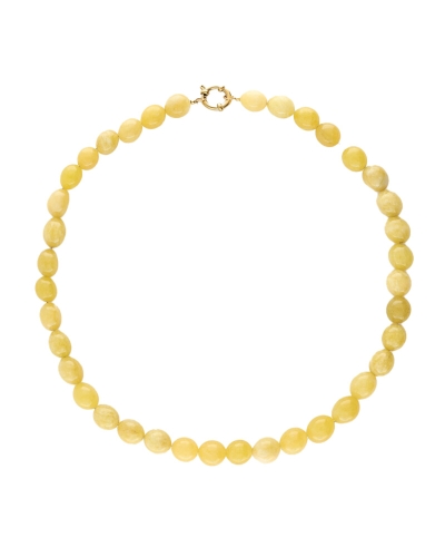 KETTING MET KRALEN GEEL