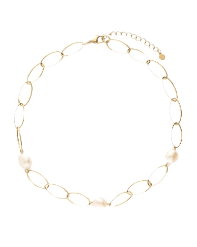 My Jewellery Necklace short big chain pearl MJ14112