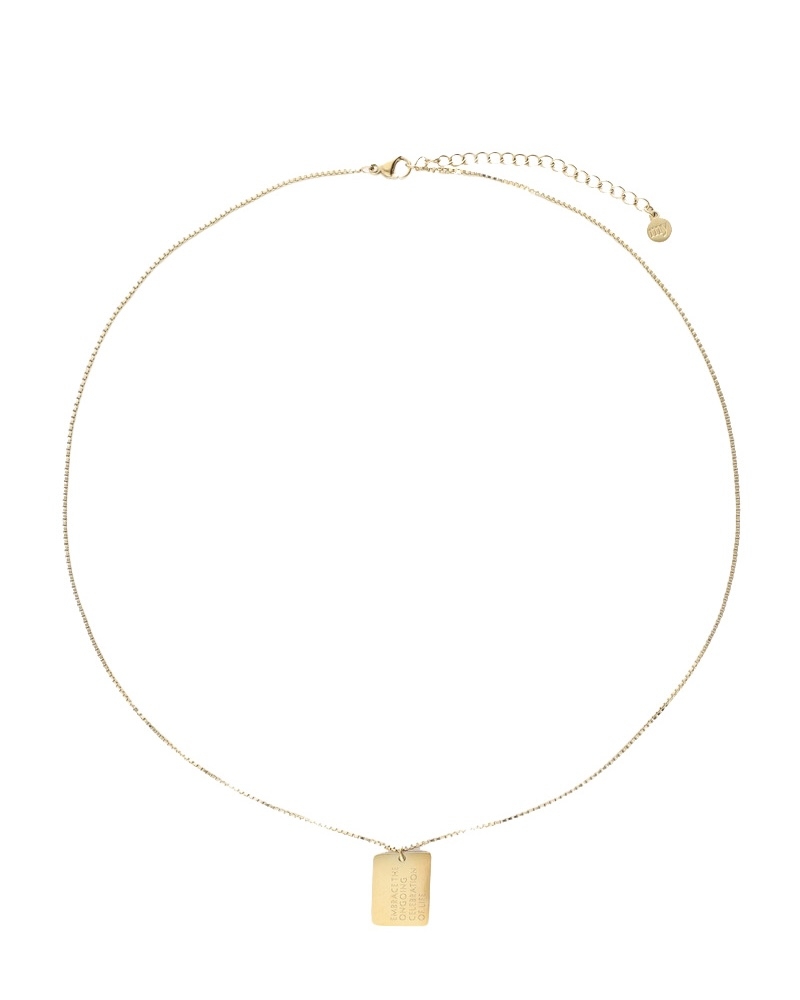 BOLD KETTING MET EMBRACE BEDEL