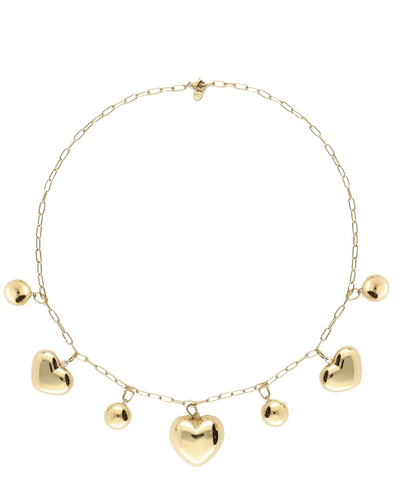 BOLD KETTING HARTJES EN BOLLETJES