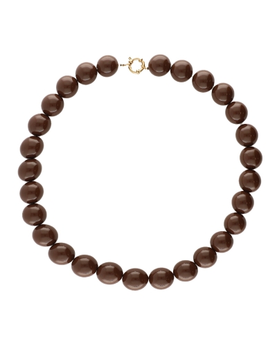 My Jewellery Necklace beads big brown MJ14943