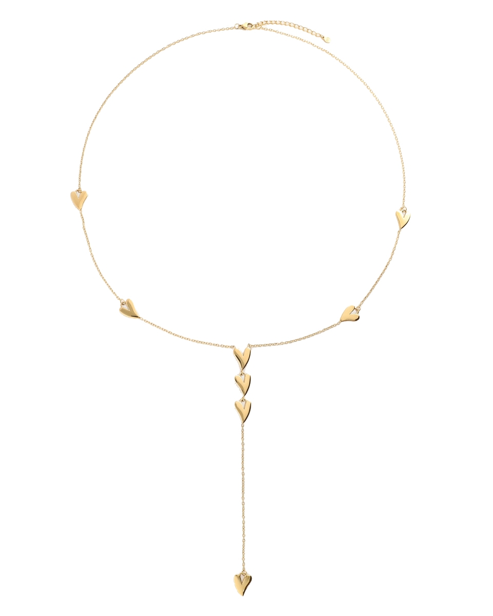 LANGE KETTING Y MET HARTJES