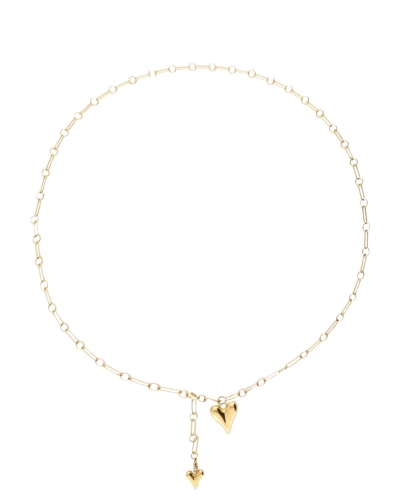 My Jewellery LANGE SCHAKELKETTING Y HARTJES