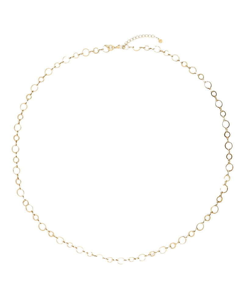 LANGE RONDE SCHAKELKETTING