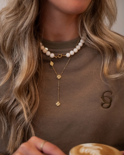 Gossip Y-KETTING MET BLOEMEN