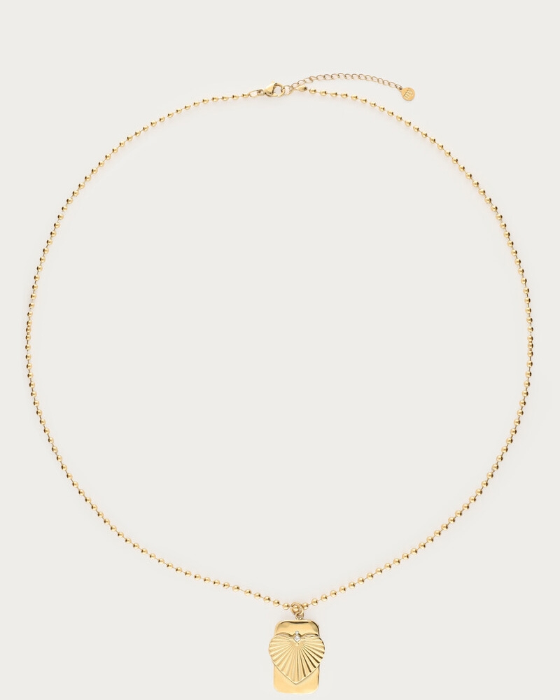 MIDNIGHT LANGE KETTING GESTREEPT HART