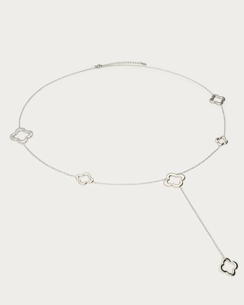 LANGE KETTING MET KLAVERS