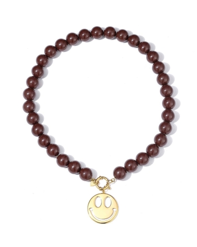 Gossip PARELKETTING MET SMILEY BRUIN