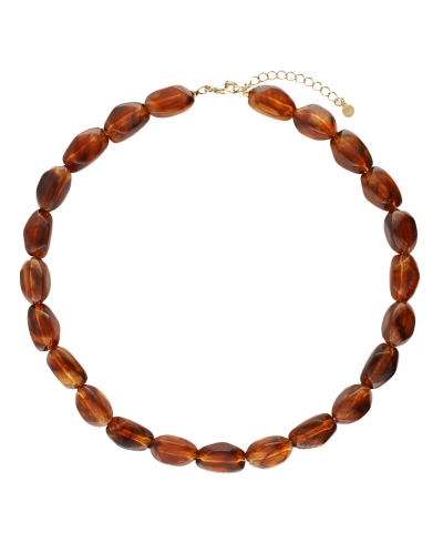 My Jewellery Necklace beads brown MJ15697