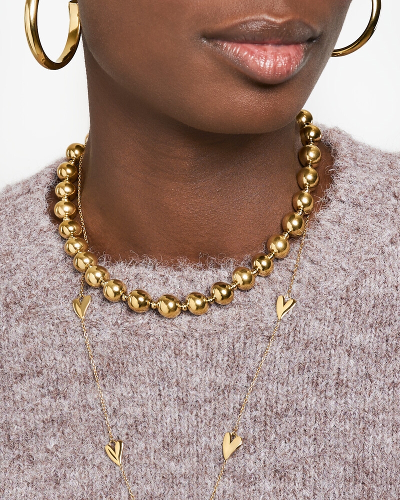 KETTING CHUNKY DUBBELE KRALEN