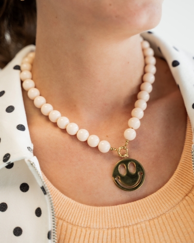 Gossip KRALENKETTING SMILEY NUDE