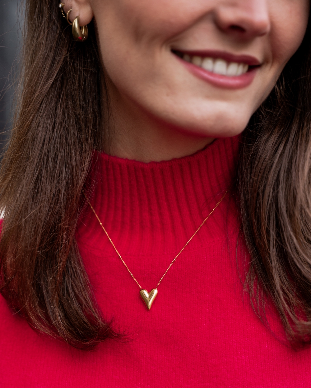 Gossip BOLLETJES KETTING MET HART Goud