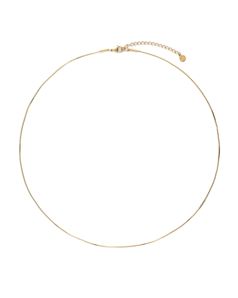 LOVE BASIC KORTE KETTING  GOUD