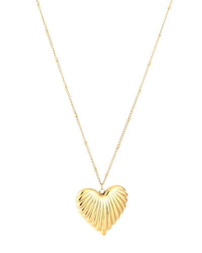 KETTING MET GROOT HART GOUD
