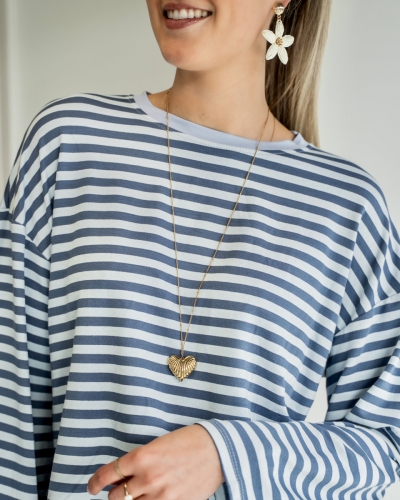 KETTING MET GROOT HART GOUD