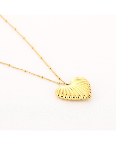 KETTING MET GROOT HART GOUD