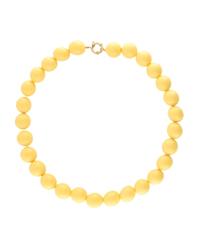 My Jewellery Necklace beads big yellow MJ13956