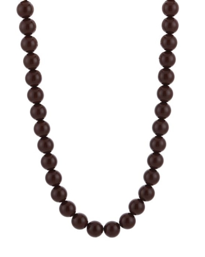 KETTING MET KRALEN DONKER BRUIN