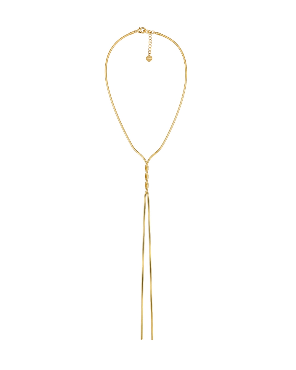 SNAKE KETTING LANG GOUD