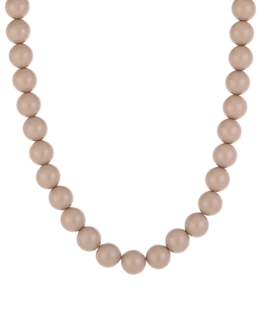 KETTING MET KRALEN BEIGE