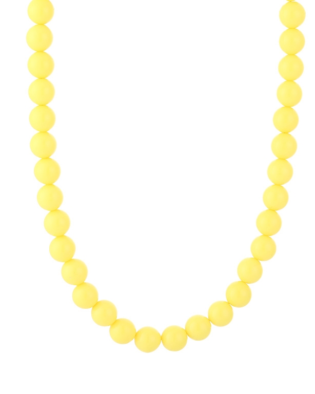 KETTING MET KRALEN GEEL