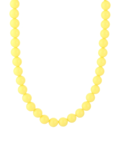 KETTING MET KRALEN GEEL