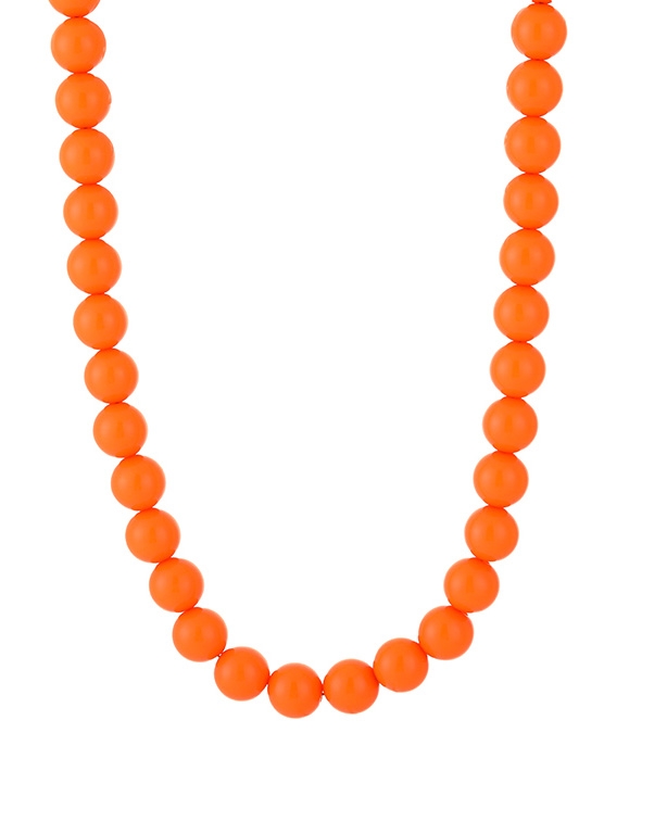 KETTING MET KRALEN ORANJE