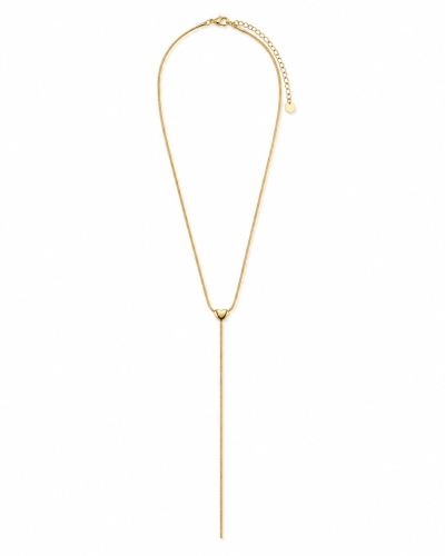 Gossip the Label I0021790 LANGE SNAKE Y-KETTING MET HART