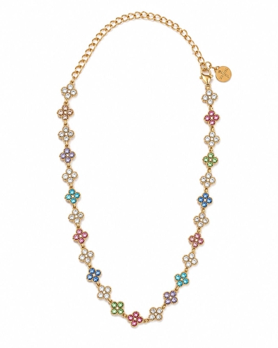 Gossip the Label I0017449 KETTING CRYSTAL BLOEMEN