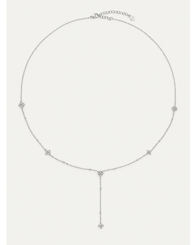 My Jewellery Necklace Y strass clovers MJ16968