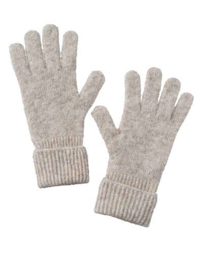 YAYA HANDSCHOENEN GEBREID BEIGE
