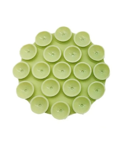 STICKY BESTIE THE ROUNDIE LIME GROEN